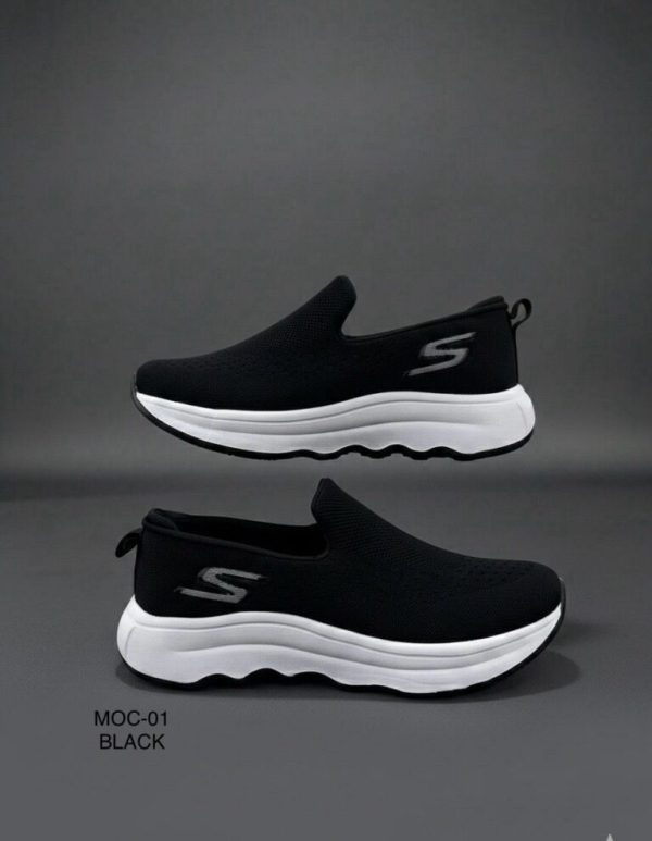 Black Slip-On Shoes